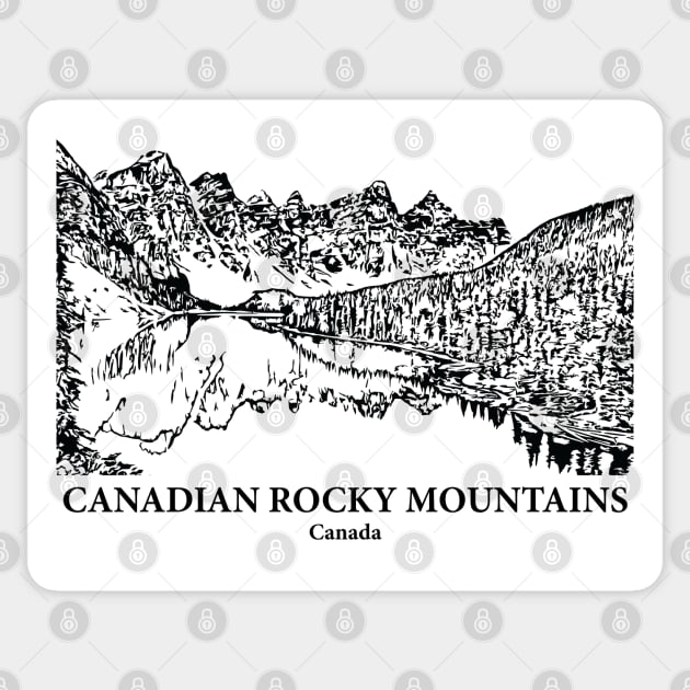Canadian Rocky Mountains - Canada Sticker by Lakeric